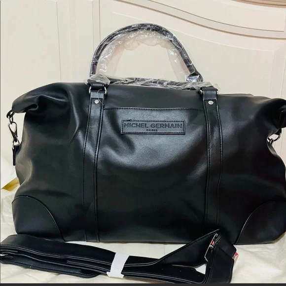 Black Bags Michel Germain Duffel Bag Poshmark
